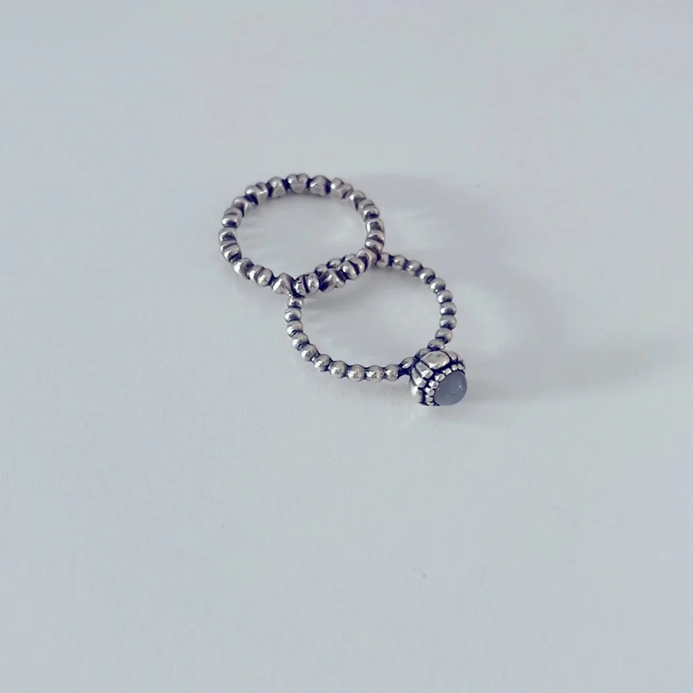 Original Pandora rings. Silver 925 - Picture 1 of 3
